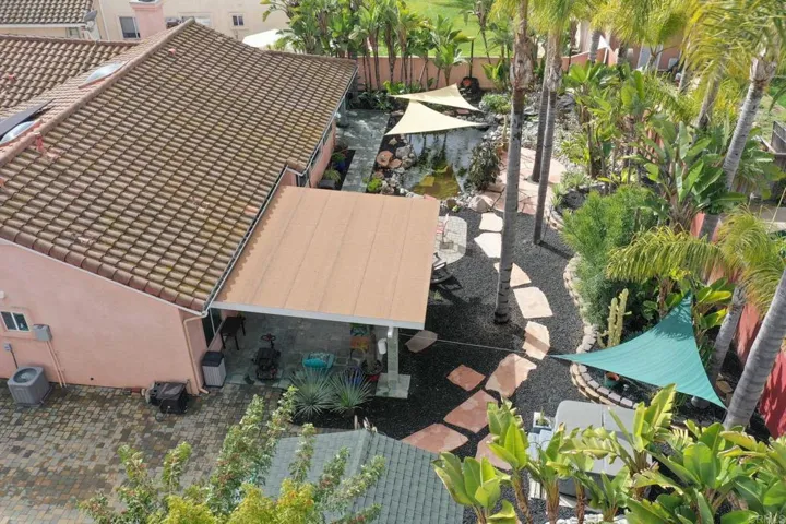 Unique backyard
