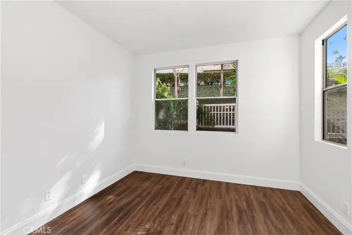 Downstairs Bedroom with Pretty views out to Your Yard