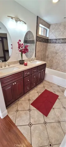 Beautiful Remodeled Primary Bathroom with Dual Sinks