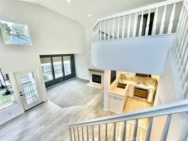 Stairs leading to loft