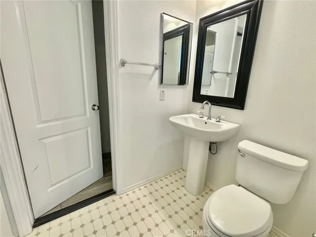 bathroom and closet located off the loft area(also has a shower!)