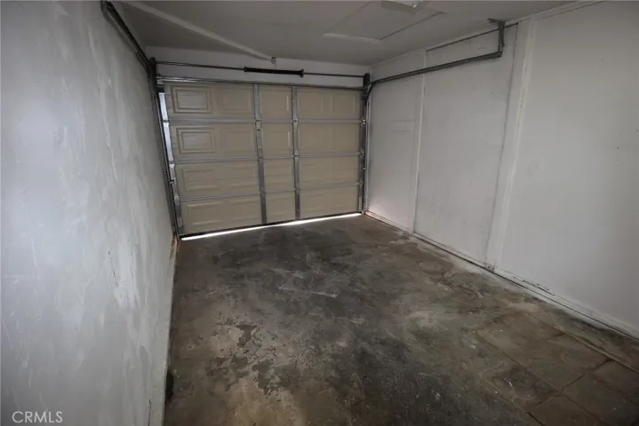finished garage....separated .....NEW garage doors