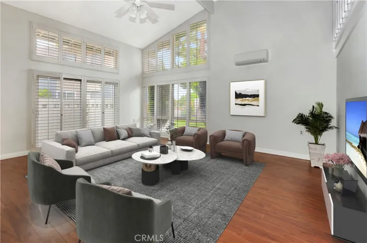 Virtually Staged Living room