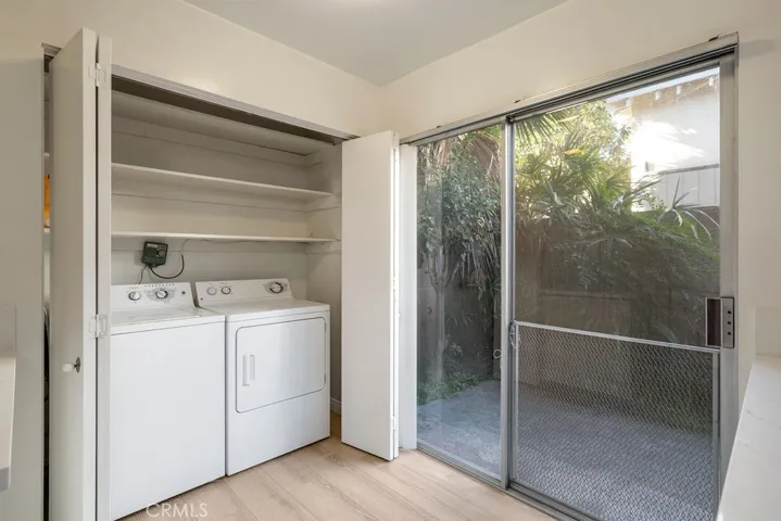 Washer and dryer in unit