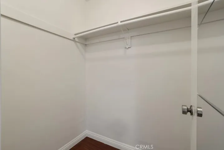 First closet in the primary bedroom