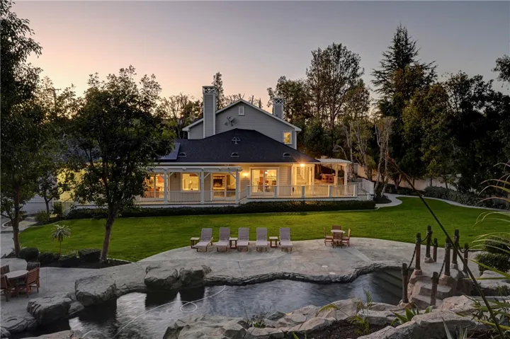 A custom luxurious residence built for privacy and entertainment.