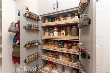 Pull out shelving for spices
