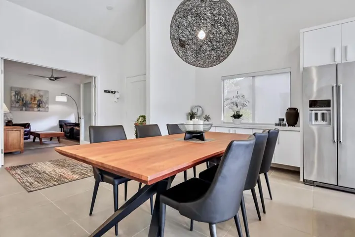 #14 Spacious Dining w View to Media-Bedr