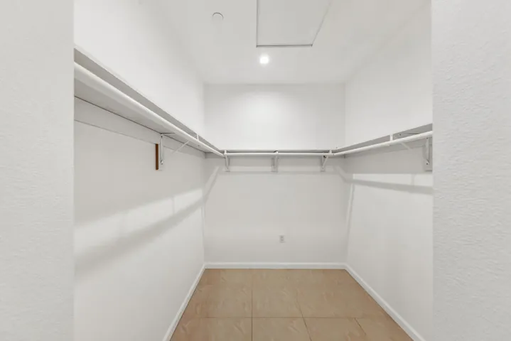 Primary closet