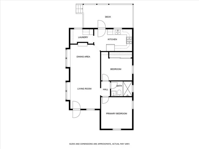 1713 Garden St Floorplan (Front residence)