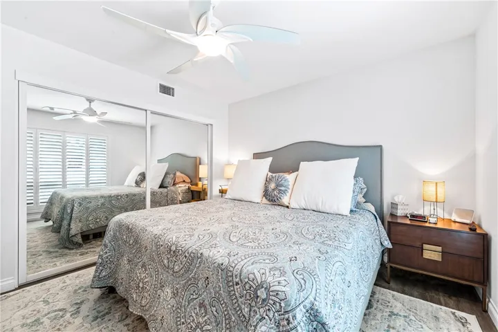 View from your private en-suite of your custom, mirrored closet doors.
