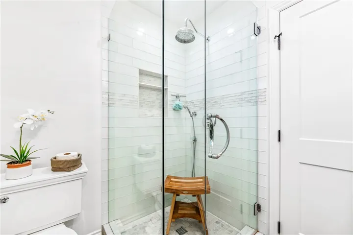  Custom walk-in shower make getting ready in the morning a breeze!