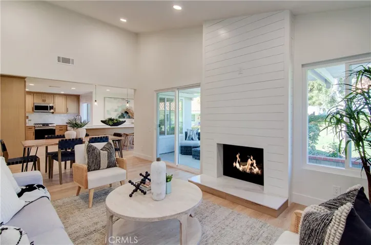 Custom Fireplace.