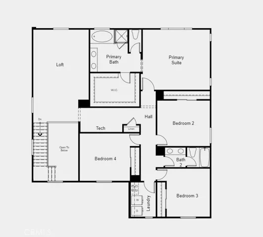 Design upgrades feature quartz countertops, flooring and kitchen backsplash.