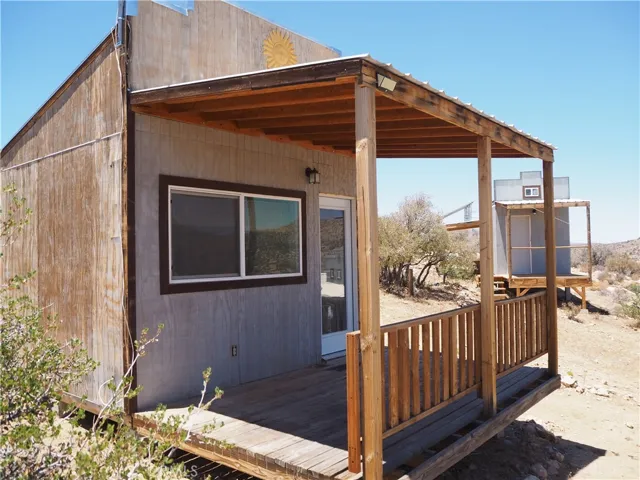 Casita pictured, workshop in the distance.