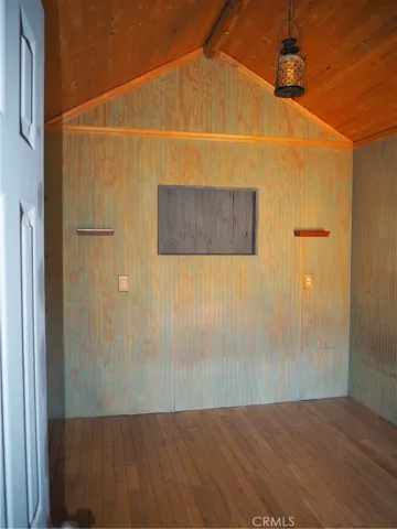 Wood floor.