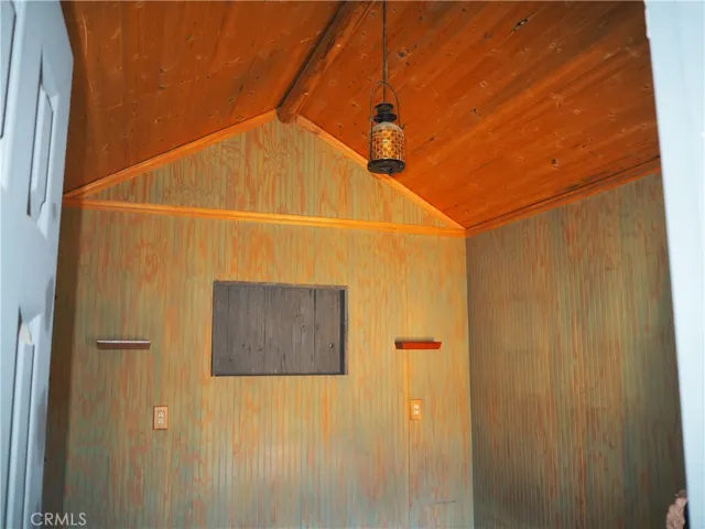 High ceilings.