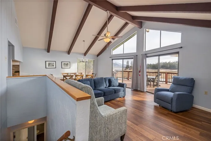 living room from front door