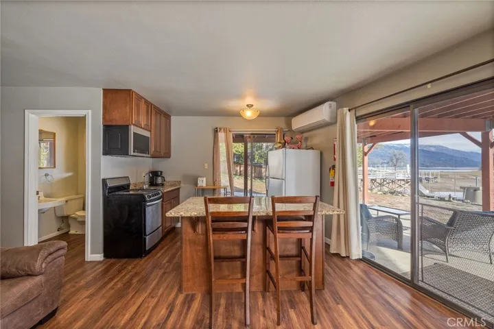 its so great to have two kitchens in the main cabin