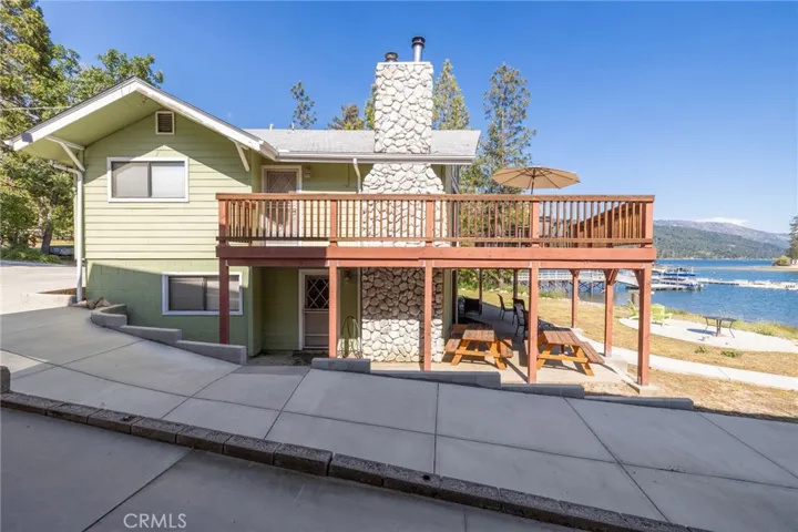 Side view of home showing launch area