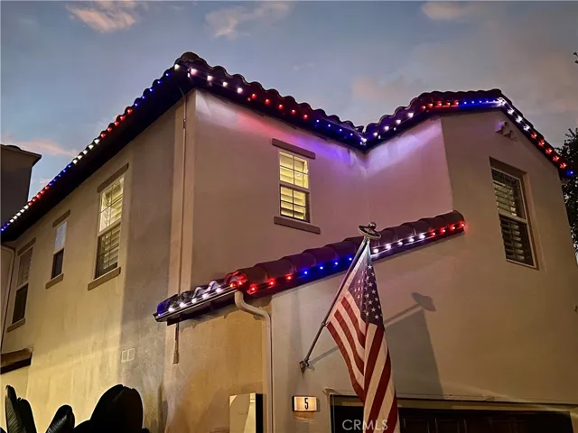 Custom all year all holiday built-in discreet lights. Whether it is a holiday or your favorite team is on, light them up from your phone!