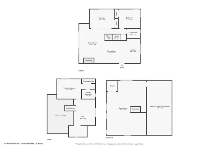 27197 Bernina Drive, Lake Arrowhead, California 92352