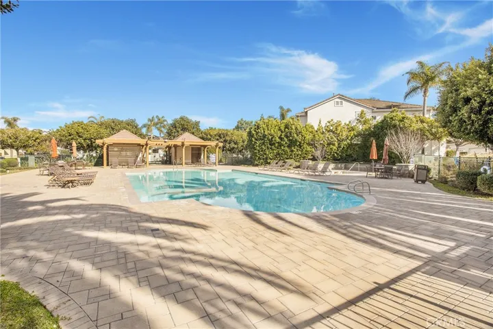 Community pool is very large and has a spa too!