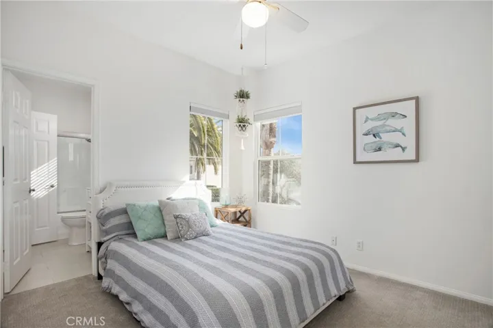 One of the secondary bedrooms with large windows!