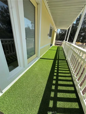 Front walkway from the left