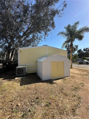 Storage on left or east side of property