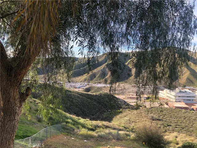Looking down at back of property