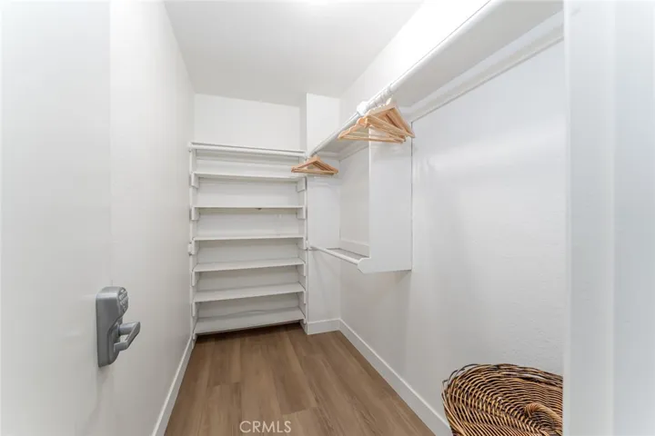 Large primary walk-in closet