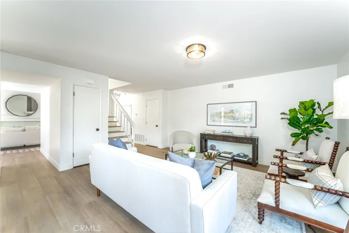Family room open to kitchen