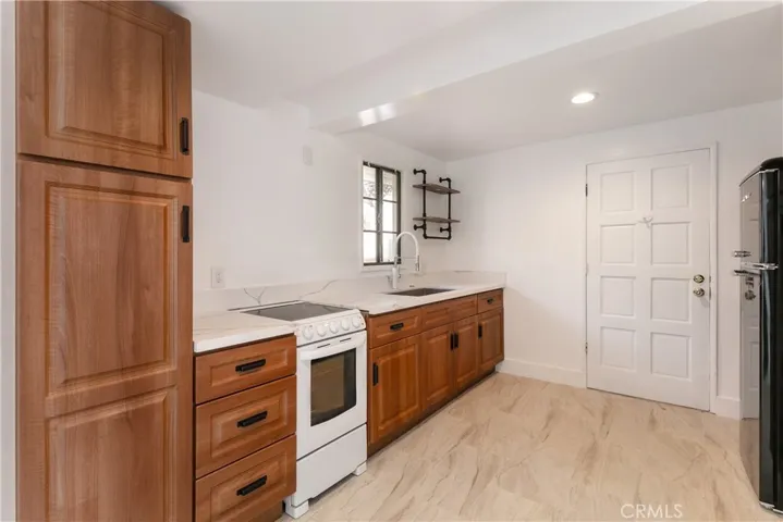 New 2nd kitchentte with stove, sink, cabinets ...