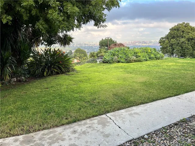 View on a cloudy day