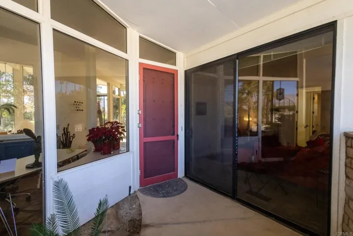 Door to right entry to house