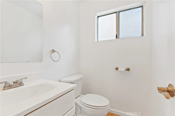 1/2 bathroom on first floor