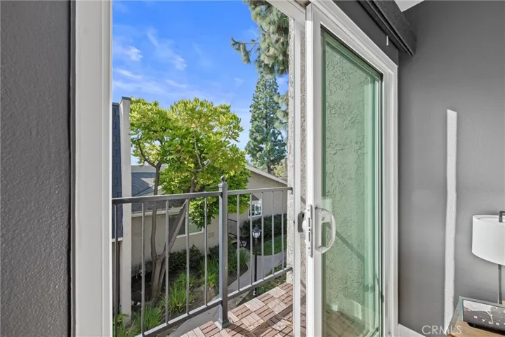 Views off the Juliet Balcony of the Mature landscaped community