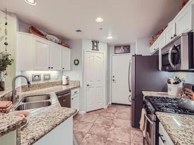 Kitchen with walk in pantry