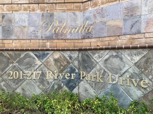 Front entrance to complex