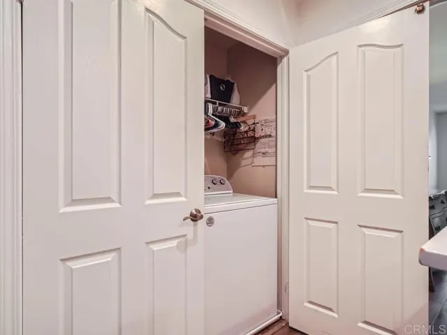 upstairs washer and dryer