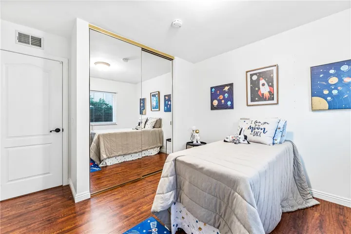 Mirrored closet doors