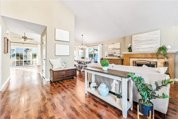 High Vaulted Ceilings in Entry
