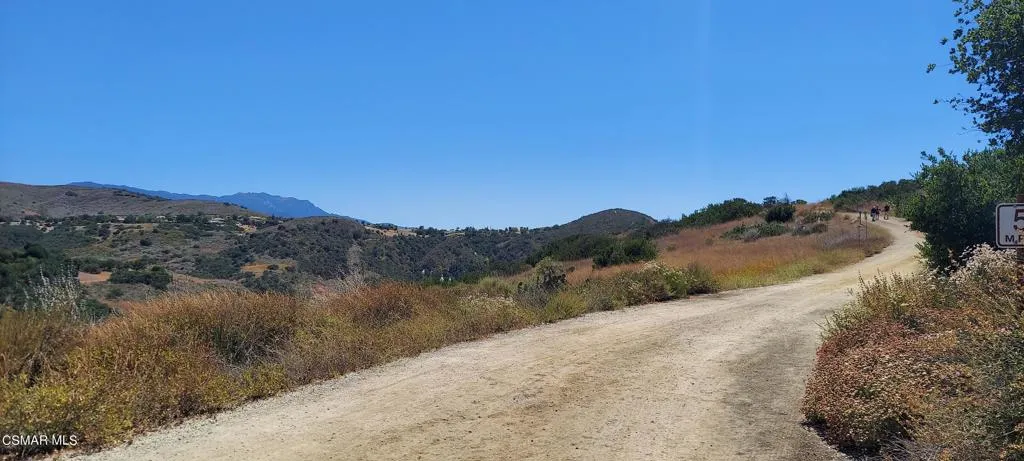 Wildwood Park access road trail with hik