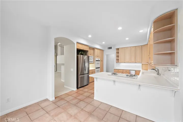 Kitchen nook with counter seating