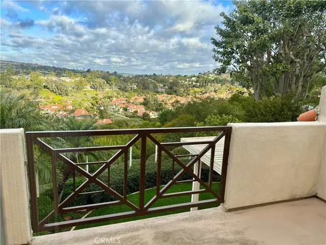 view from primary bedroom balcony