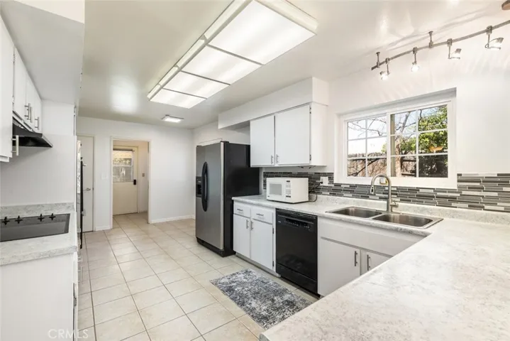 Open kitchen area