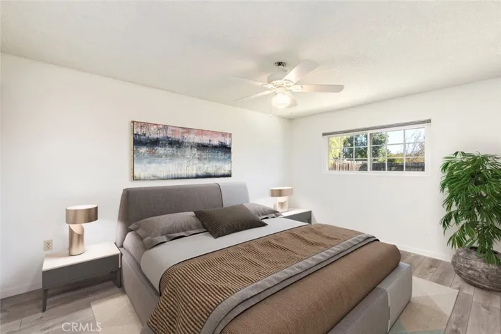 Primary bedroom ensuite (digitally staged)
