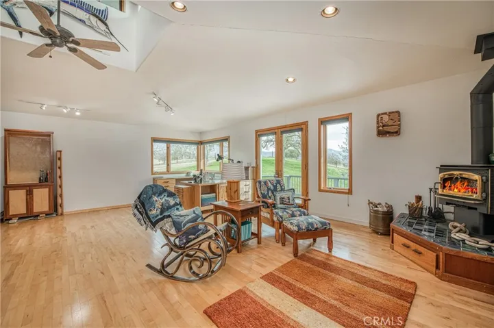 Maple hardwood floors throughout.