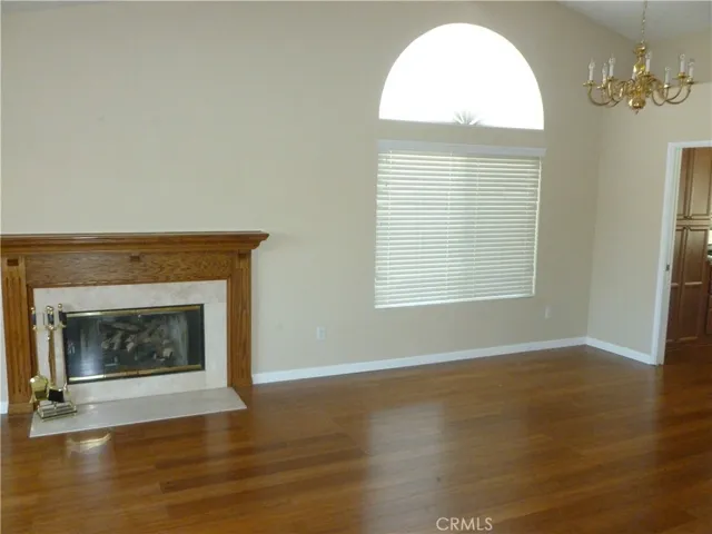 Fireplace in living room
